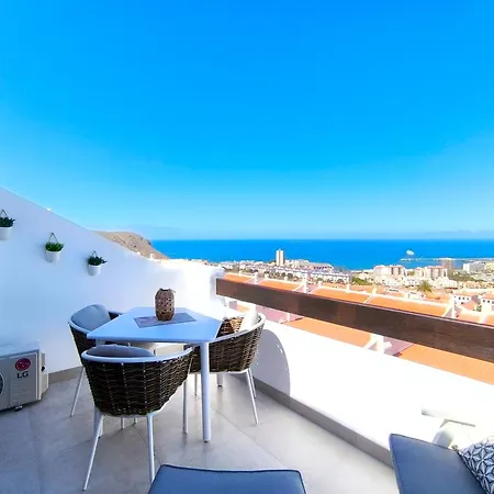Apartment Cristianos - Breathtaking View, Ac, Heated Pool, Fibre Net *