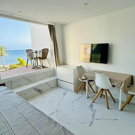 Cristianos Must-see Beachfront Apartment, Stunning Views In Tenerife Apartment